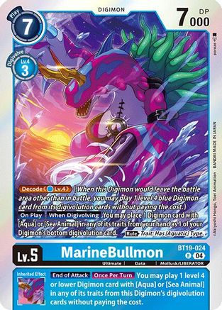 MarineBullmon (BT19-024) - Release Special Booster 2.0 Foil