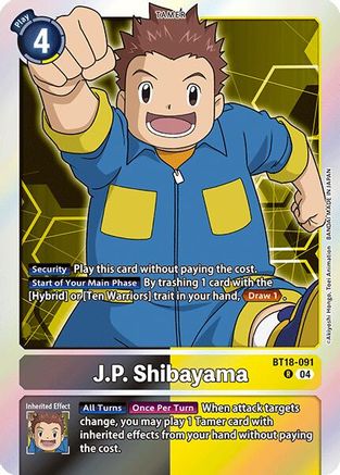 J.P. Shibayama (BT18-091) - Release Special Booster 2.0 Foil