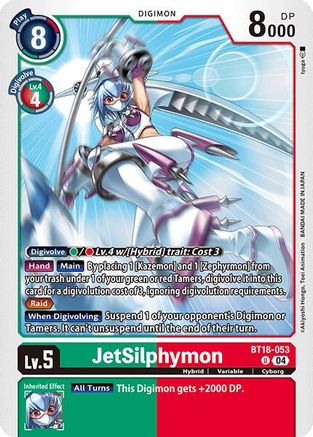 JetSilphymon (BT18-053) - Release Special Booster 2.0