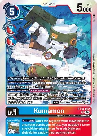 Kumamon (BT18-022) - Release Special Booster 2.0 Foil