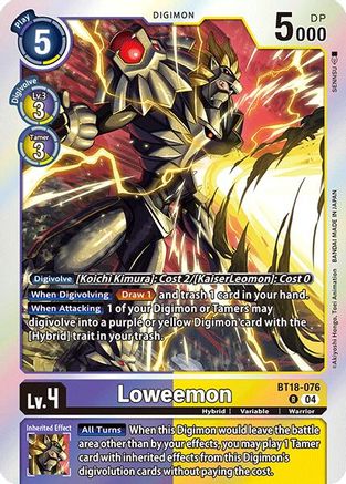 Loweemon (BT18-076) - Release Special Booster 2.0 Foil