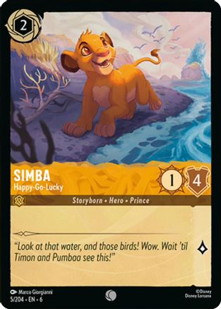 Simba - Happy-Go-Lucky (5/204) - Azurite Sea