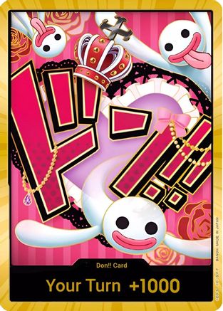 DON!! Card (Perona) (Gold) - Premium Booster -The Best- Foil