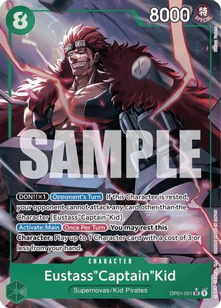 Eustass"Captain"Kid (OP01-051) (OP01-051) - Premium Booster Foil