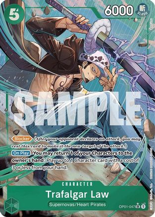 Trafalgar Law (OP01-047) (OP01-047) - Premium Booster Foil