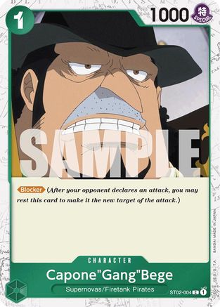 Capone"Gang"Bege (ST02-004) (Jolly Roger Foil) (ST02-004) - Premium Booster Foil
