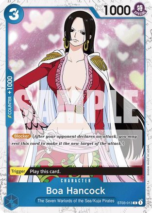 Boa Hancock (ST03-013) (Jolly Roger Foil) (ST03-013) - Premium Booster Foil