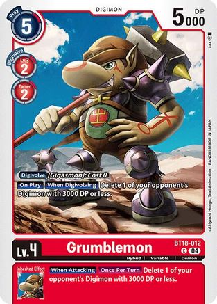 Grumblemon (BT18-012) - Release Special Booster 2.0