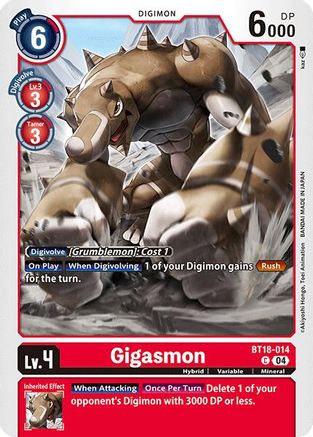 Gigasmon (BT18-014) - Release Special Booster 2.0