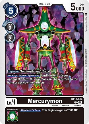 Mercurymon (BT18-064) - Release Special Booster 2.0