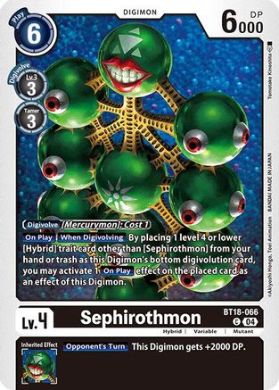 Sephiromon (BT18-066) - Release Special Booster 2.0