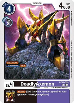 DeadlyAxemon (BT19-059) - Release Special Booster 2.0