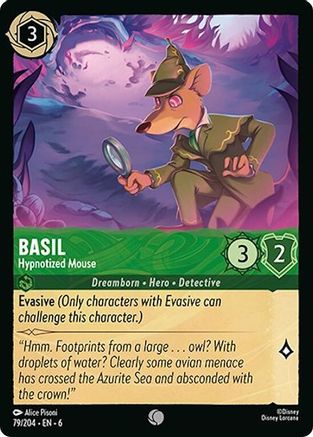 Basil - Hypnotized Mouse (79/204) - Azurite Sea Cold Foil