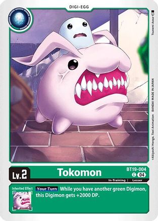 Tokomon (BT19-004) - Release Special Booster 2.0