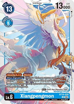 Xiangpengmon (BT19-028) - Release Special Booster 2.0