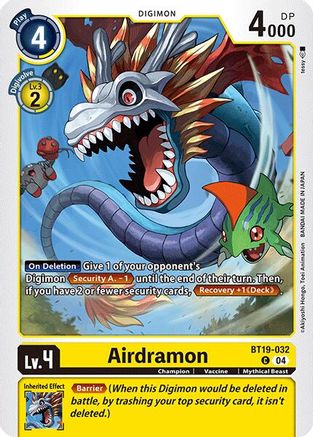 Airdramon (BT19-032) - Release Special Booster 2.0