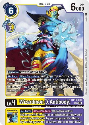 Wizardmon (X Antibody) (BT19-036) - Release Special Booster 2.0