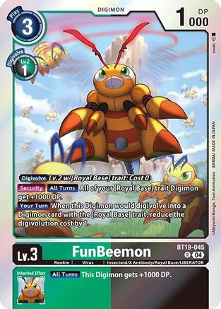 FunBeemon - BT19-045 (BT19-045) - Release Special Booster 2.0 Foil