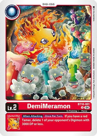 DemiMeramon (BT18-001) - Release Special Booster 2.0