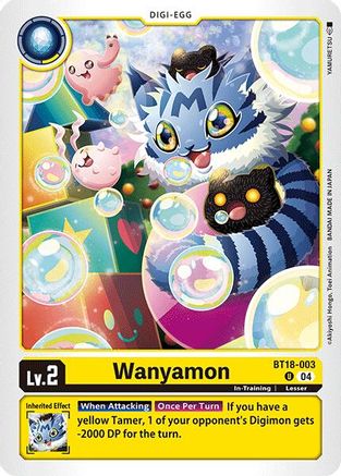 Wanyamon (BT18-003) - Release Special Booster 2.0