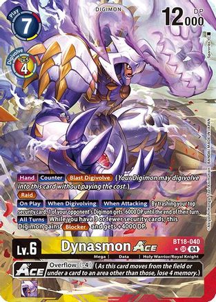 Dynasmon ACE (Alternate Art) (BT18-040) - Release Special Booster 2.0 Foil