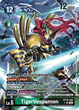 TigerVespamon (Alternate Art) (BT18-056) - Release Special Booster 2.0 Foil