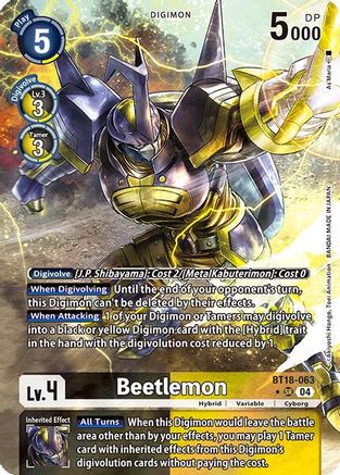 Beetlemon (Alternate Art) (BT18-063) - Release Special Booster 2.0 Foil