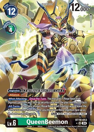 QueenBeemon (Alternate Art) (BT19-053) - Release Special Booster 2.0 Foil