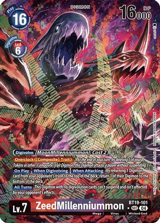 ZeedMillenniummon (Alternate Art) (BT19-101) - Release Special Booster 2.0 Foil