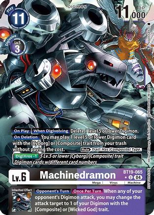 Machinedramon (Release Special Booster 2.0: Box Promotion Pack) (BT19-065) - Release Special Booster 2.0 Foil