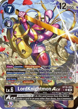 LordKnightmon ACE (Alternate Art) (BT18-083) - Release Special Booster 2.0 Foil