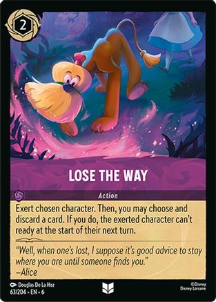 Lose the Way (63/204) - Azurite Sea Cold Foil