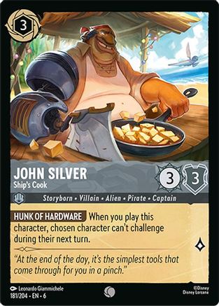 John Silver - Ship's Cook (181/204) - Azurite Sea Cold Foil