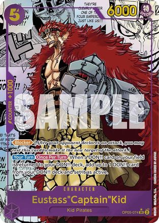 Eustass"Captain"Kid (OP05-074) (Manga) (OP05-074) - Premium Booster