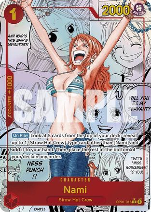 Nami (OP01-016) (Manga) (OP01-016) - Premium Booster Foil