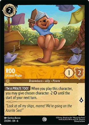 Roo - Littlest Pirate (23/204) - Azurite Sea Cold Foil