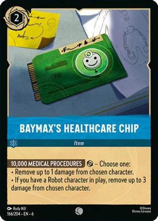 Baymax's Healthcare Chip (166/204) - Azurite Sea