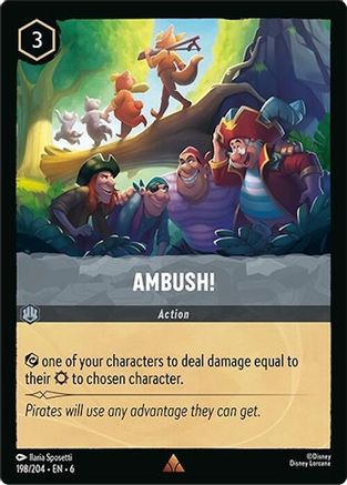 Ambush! (198/204) - Azurite Sea Cold Foil