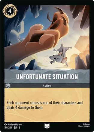 Unfortunate Situation (199/204) - Azurite Sea Cold Foil