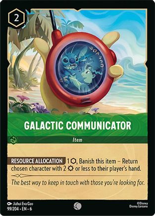 Galactic Communicator (99/204) - Azurite Sea