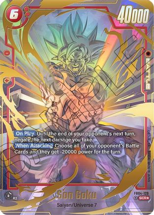 Son Goku - FB04-129 (Alternate Art) (FB04-129) - Ultra Limit Holofoil