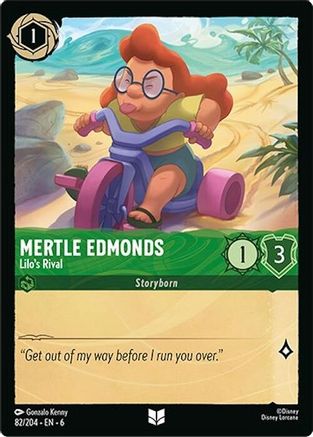 Mertle Edmonds - Lilo's Rival (82/204) - Azurite Sea Cold Foil