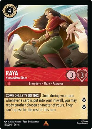 Raya - Kumandran Rider (107/204) - Azurite Sea Cold Foil