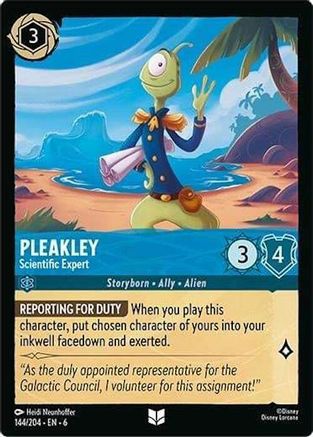 Pleakley - Scientific Expert (144/204) - Azurite Sea Cold Foil