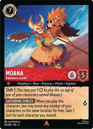 Moana - Kakamora Leader (121/204) - Azurite Sea