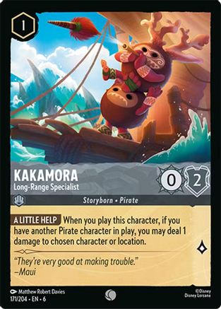 Kakamora - Long-Range Specialist (171/204) - Azurite Sea Cold Foil