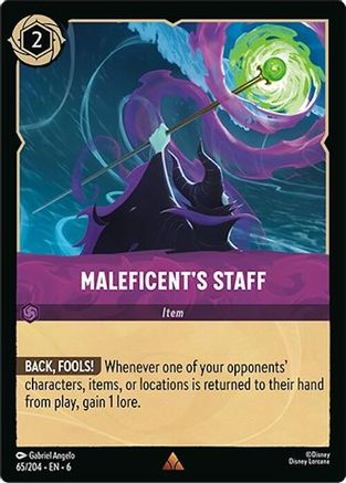 Maleficent's Staff (65/204) - Azurite Sea