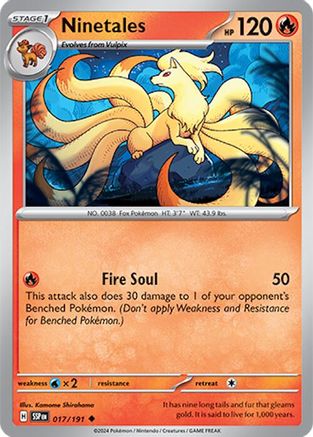 Ninetales 17 - SV08 Surging Sparks