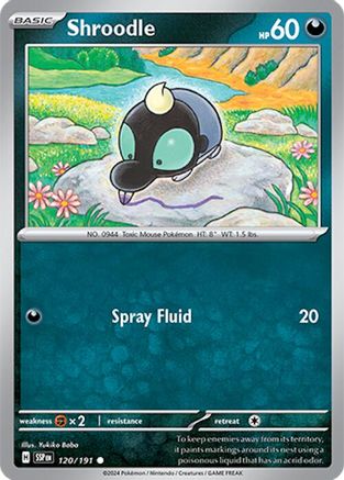 Shroodle 120 - SV08 Surging Sparks Reverse Holofoil