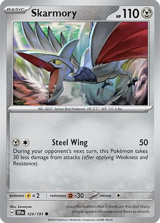 Skarmory 124 - SV08 Surging Sparks